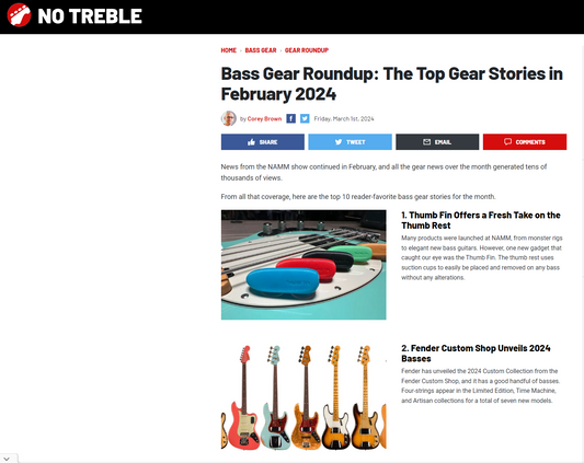 No Treble: Bass Gear Roundup: The Top Gear Stories in February 2024