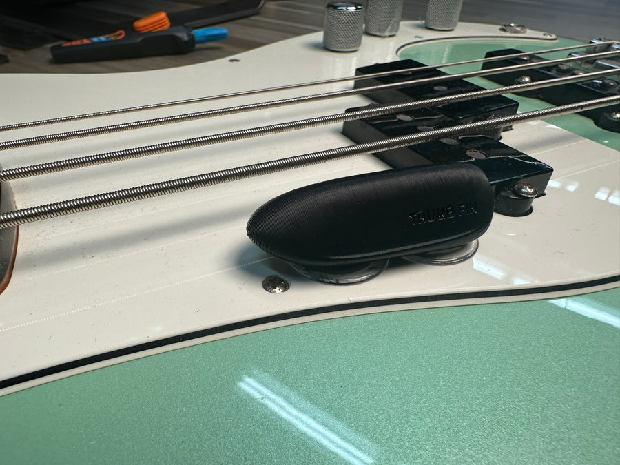Thumb Fin on a bass